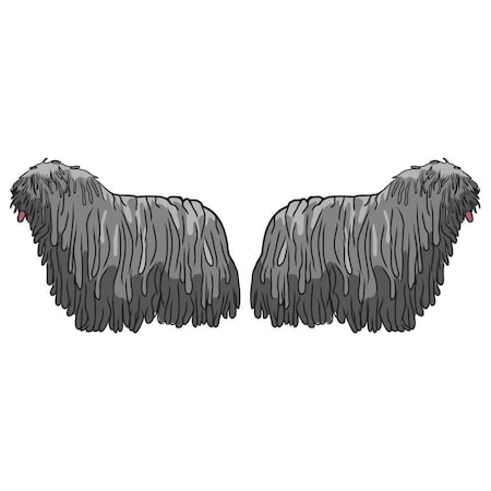 Signmission Bergamasco Dog Decal, Dog Lover Decor Vinyl Sticker D-24-Bergamasco